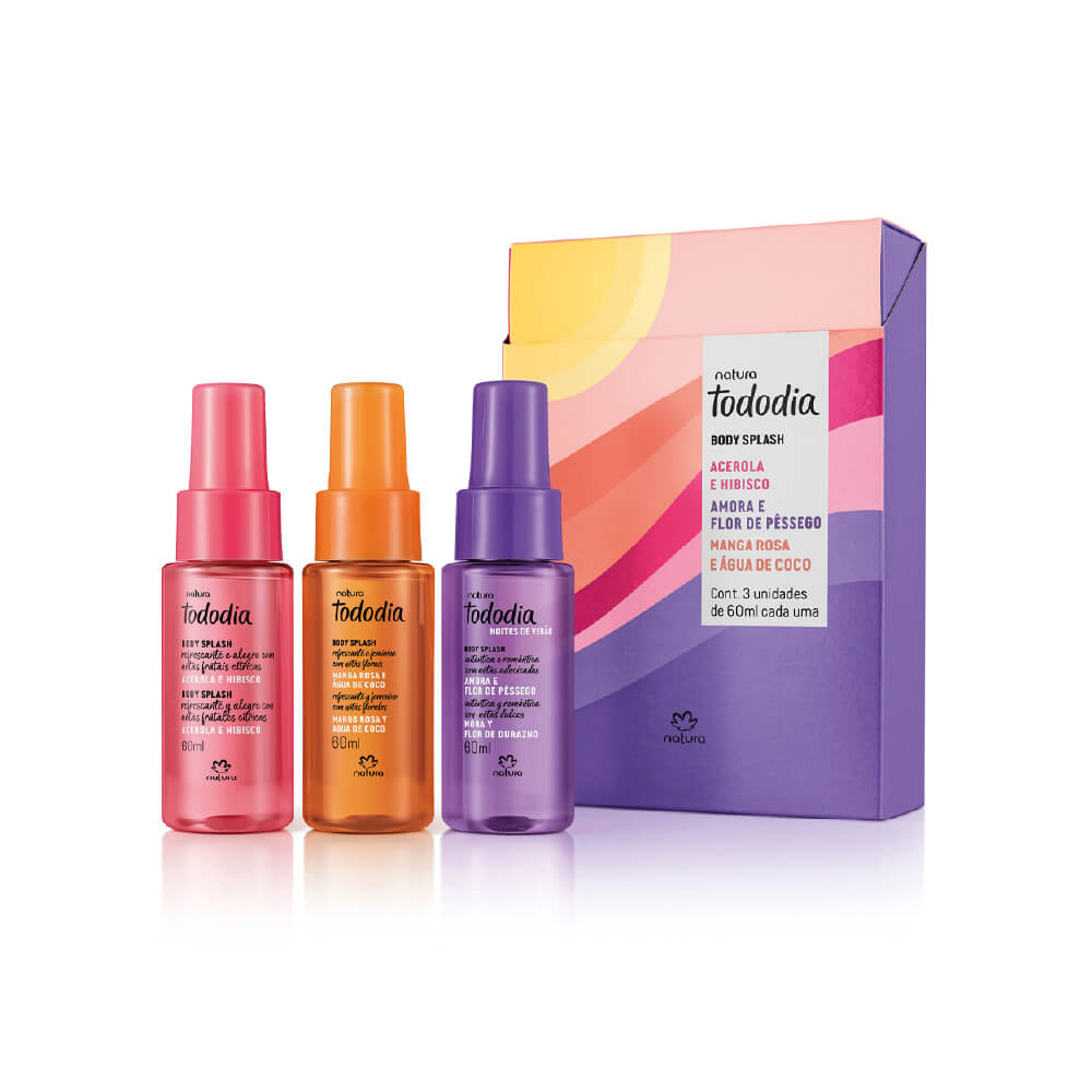 NATURA TODODIA MINI SUMMER BODY SPLASH GIFT SET - 3 PRODUCTS