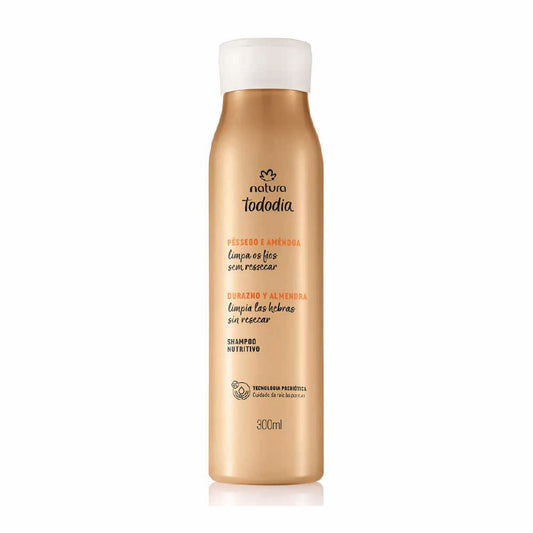 NATURA TODODIA PEACH & ALMOND NOURISHING SHAMPOO 300ML