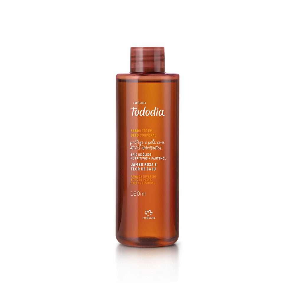 NATURA TODODIA PINK JAMBO & CASHEW FLOWER OIL BODY WASH 190ML