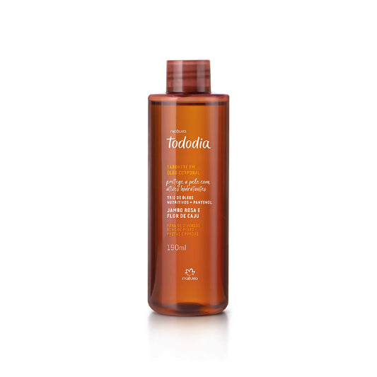 NATURA TODODIA PINK JAMBO & CASHEW FLOWER OIL BODY WASH 190ML