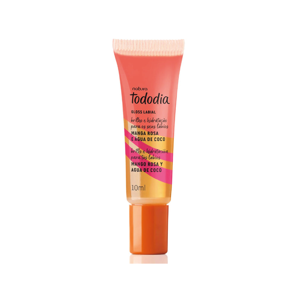 NATURA TODODIA PINK MANGO & COCONUT WATER LIP GLOSS 10ML