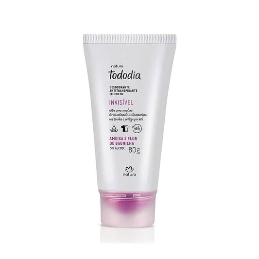 NATURA TODODIA PLUM AND VANILLA FLOWER DEODORANT CREME 80G