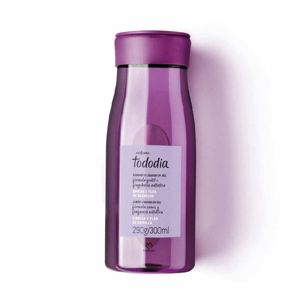 NATURA TODODIA PLUM & VANILLA FLOWER BODY WASH 300ML
