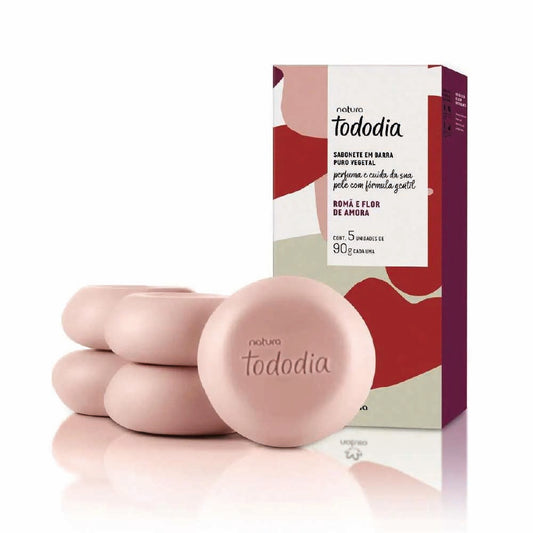 NATURA TODODIA POMEGRANATE & BLACKBERRY BLOSSOM BAR SOAP 450G