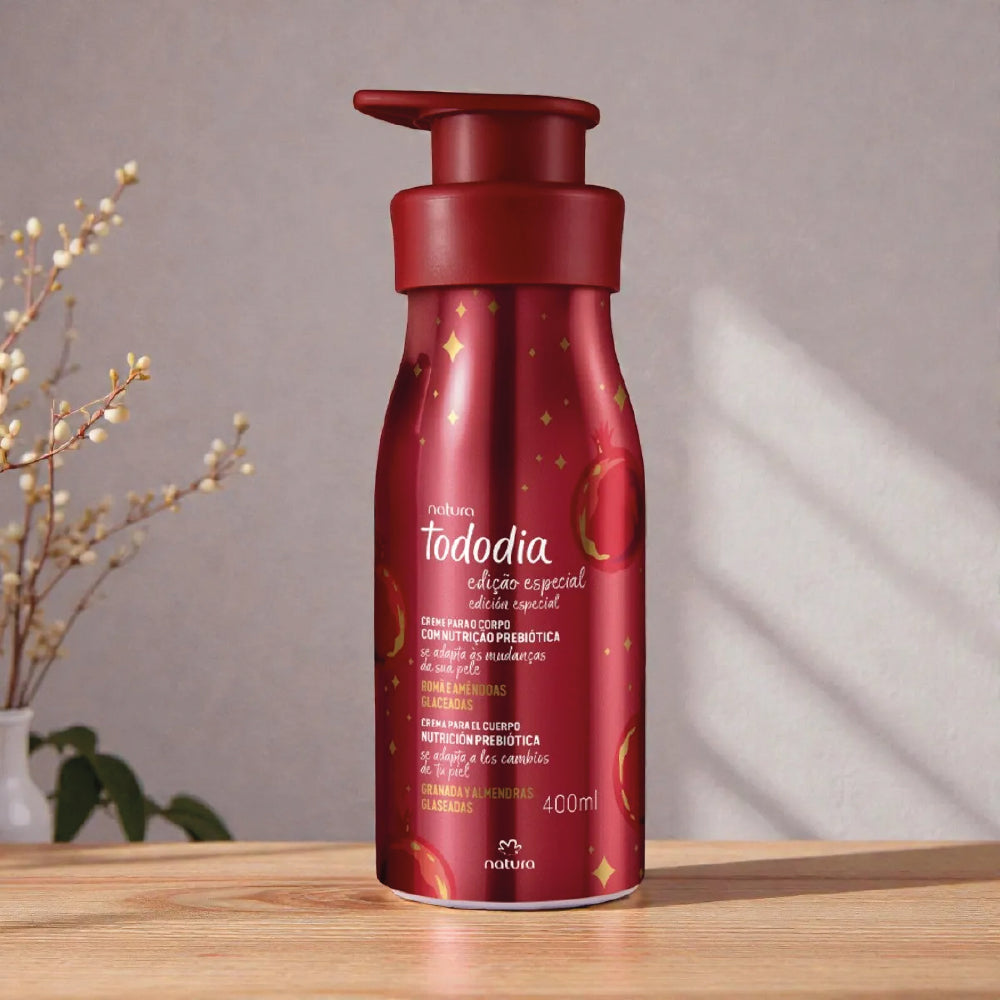 NATURA TODODIA POMEGRANATE & GLAZED ALMONDS BODY LOTION 400ML