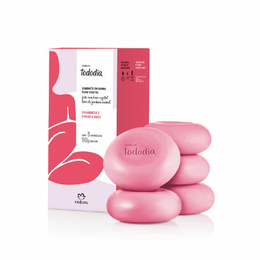 NATURA TODODIA RASPBERRY & PINK PEPPER BAR SOAP 450G