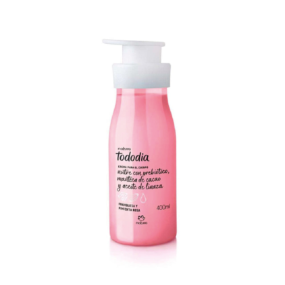 NATURA TODODIA RASPBERRY & PINK PEPPER BODY LOTION 400ML
