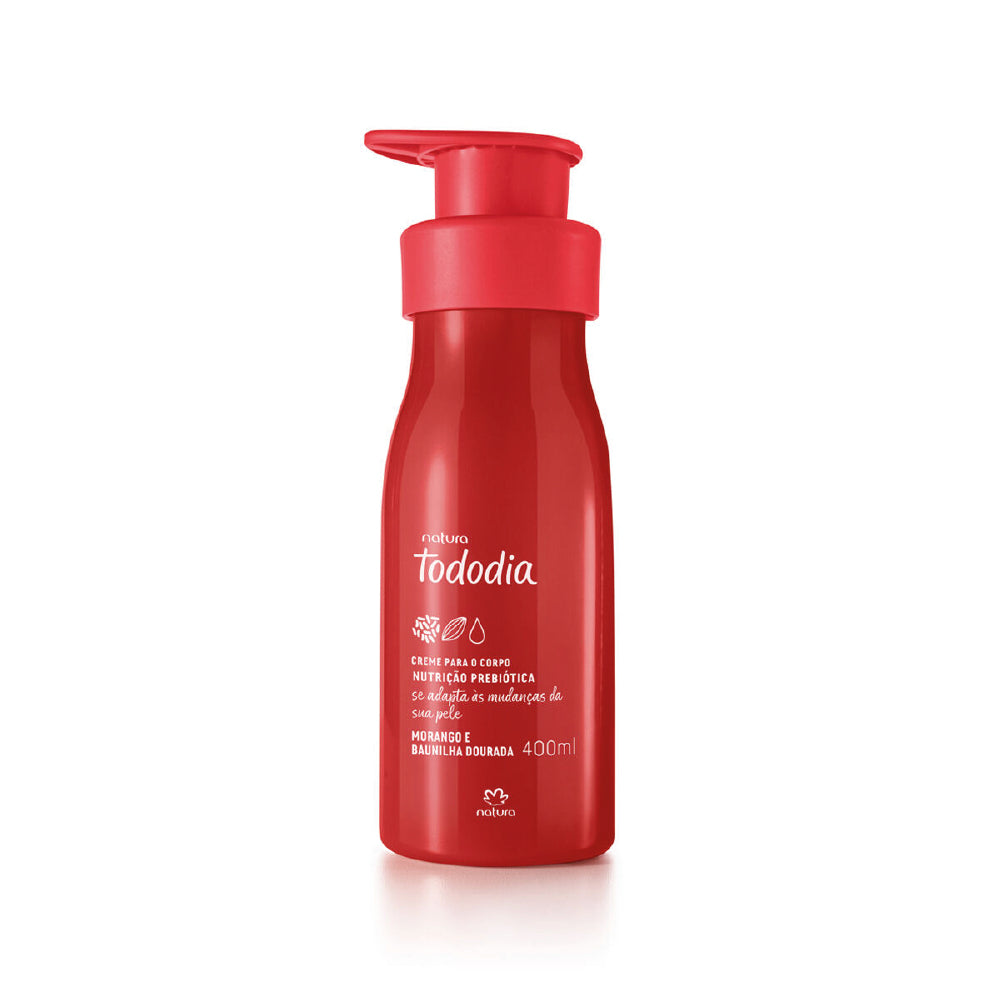 NATURA TODODIA STRAWBERRY & GOLDEN VANILLA BODY LOTION 400ML