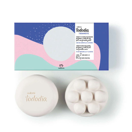 NATURA TODODIA CHAMOMILE AND LAVENDER MASSAGE BAR SOAP 160G