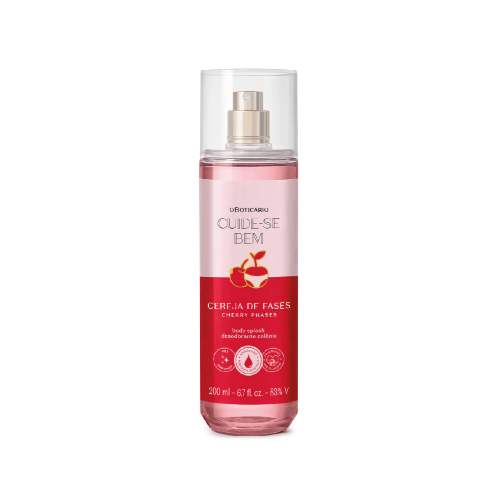 O BOTICARIO CEREJA DE FASES (CHERRY) BODY SPLASH 200ML