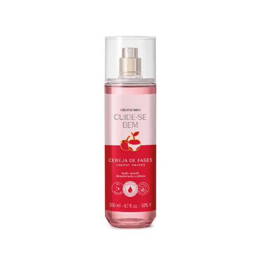 O BOTICARIO CEREJA DE FASES (CHERRY) BODY SPLASH 200ML