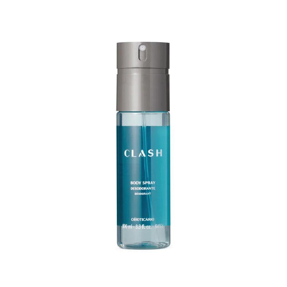 O BOTICÁRIO CLASH BODY SPRAY DEODORANT 100ML