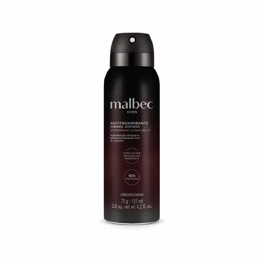 O BOTICARIO MALBEC DEODORANT AEROSOL 125ML