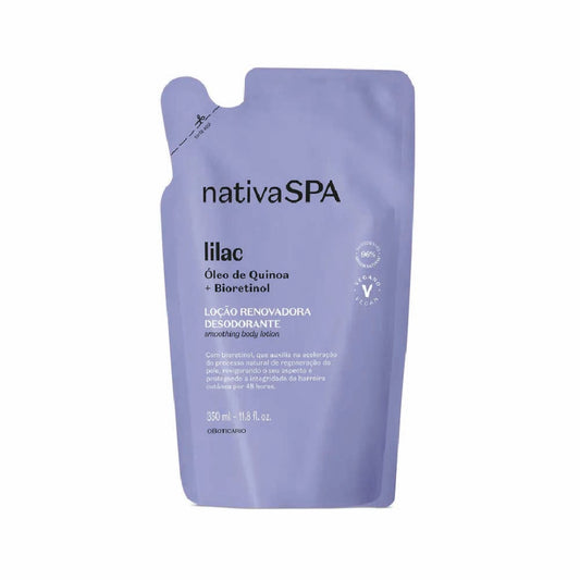 O BOTICARIO NATIVA LILAC BODY LOTION REFILL 400ML