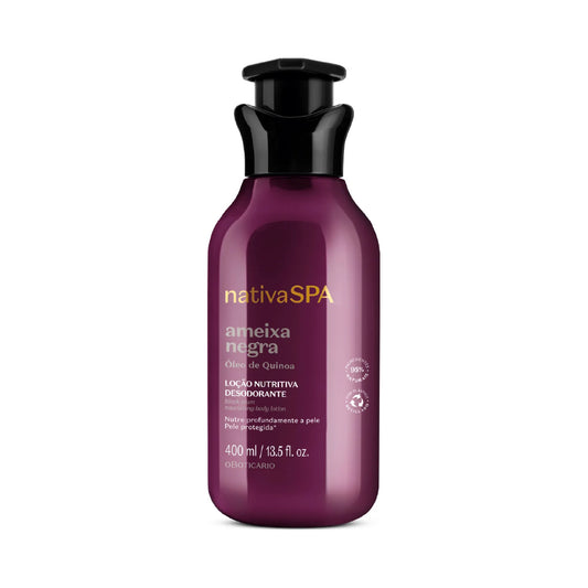 O BOTICARIO NATIVA SPA BLACK PLUM BODY LOTION 400ML