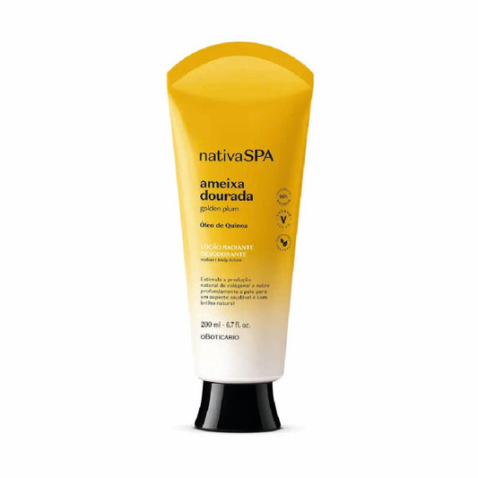 O BOTICARIO NATIVA SPA GOLDEN PLUM RADIANT BODY LOTION 200ML