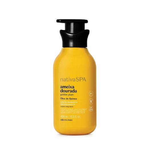 O BOTICARIO NATIVA SPA GOLDEN PLUM RADIANT BODY LOTION 400ML