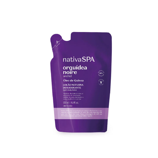 O BOTICARIO NATIVA SPA ORCHID NOIRE NIGHT BODY LOTION REFILL 350ML