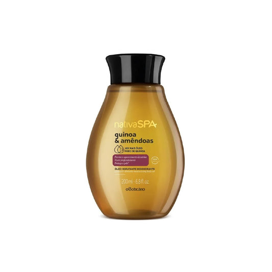 O BOTICARIO NATIVA SPA QUINOA & ALMOND HYDRATING BODY OIL 200ML