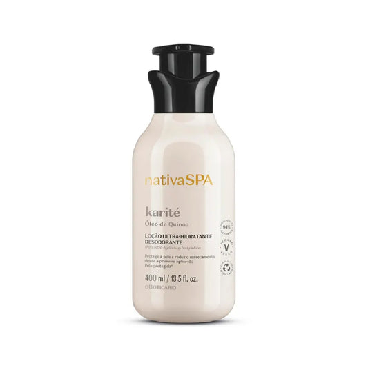 O BOTICARIO NATIVA SPA KARITÉ ULTRA HYDRATING BODY LOTION 400ML