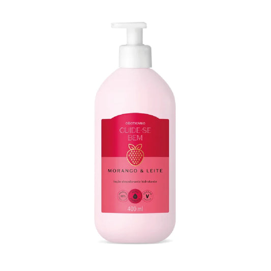 O BOTICÁRIO STRAWBERRY AND MILK BODY LOTION 400ML