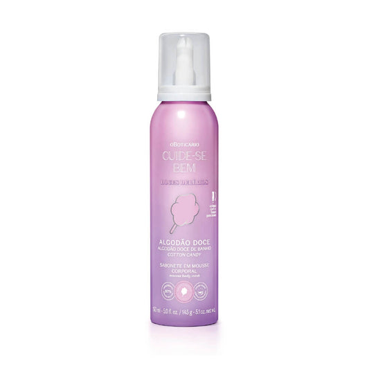 O BOTICÁRIO SWEET COTTON CANDY BODY WASH MOUSSE 150ML