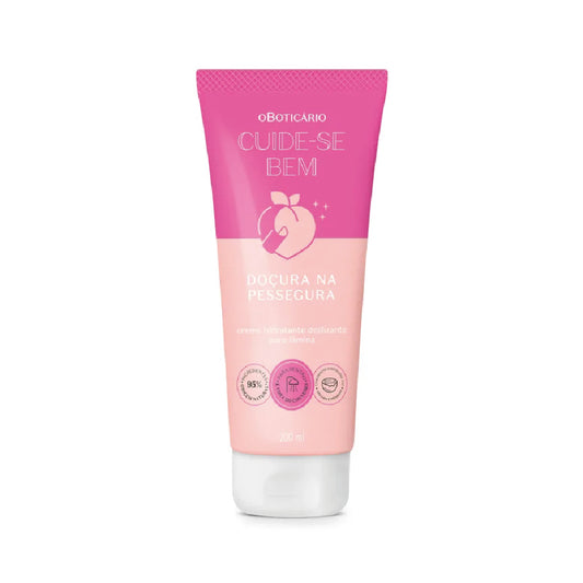 O BOTICARIO SWEET PEACH GLIDE-ON MOISTURISING SHAVE CREAM 200ML