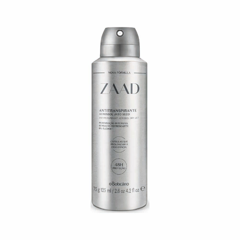 O BOTICARIO ZAAD DEODORANT AEROSOL 125ML