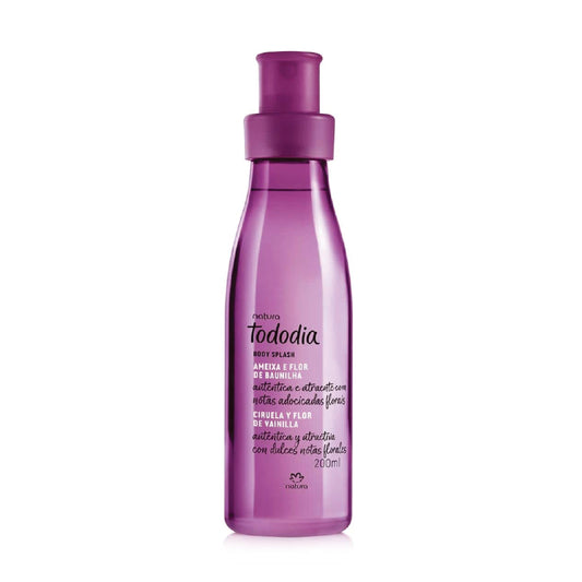 NATURA TODODIA PLUM & VANILLA FLOWER BODY SPLASH 200ML