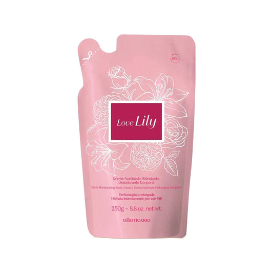 O BOTICARIO LILY LOVE BODY CREAM REFILL 250G