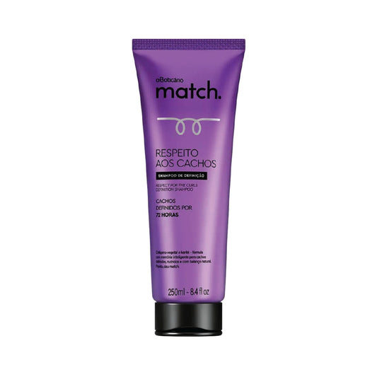 O BOTICARIO MATCH RESPECT FOR CURLS SHAMPOO 250ML