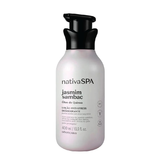O BOTICARIO NATIVA SPA JASMINE SAMBAC BODY LOTION 400ML