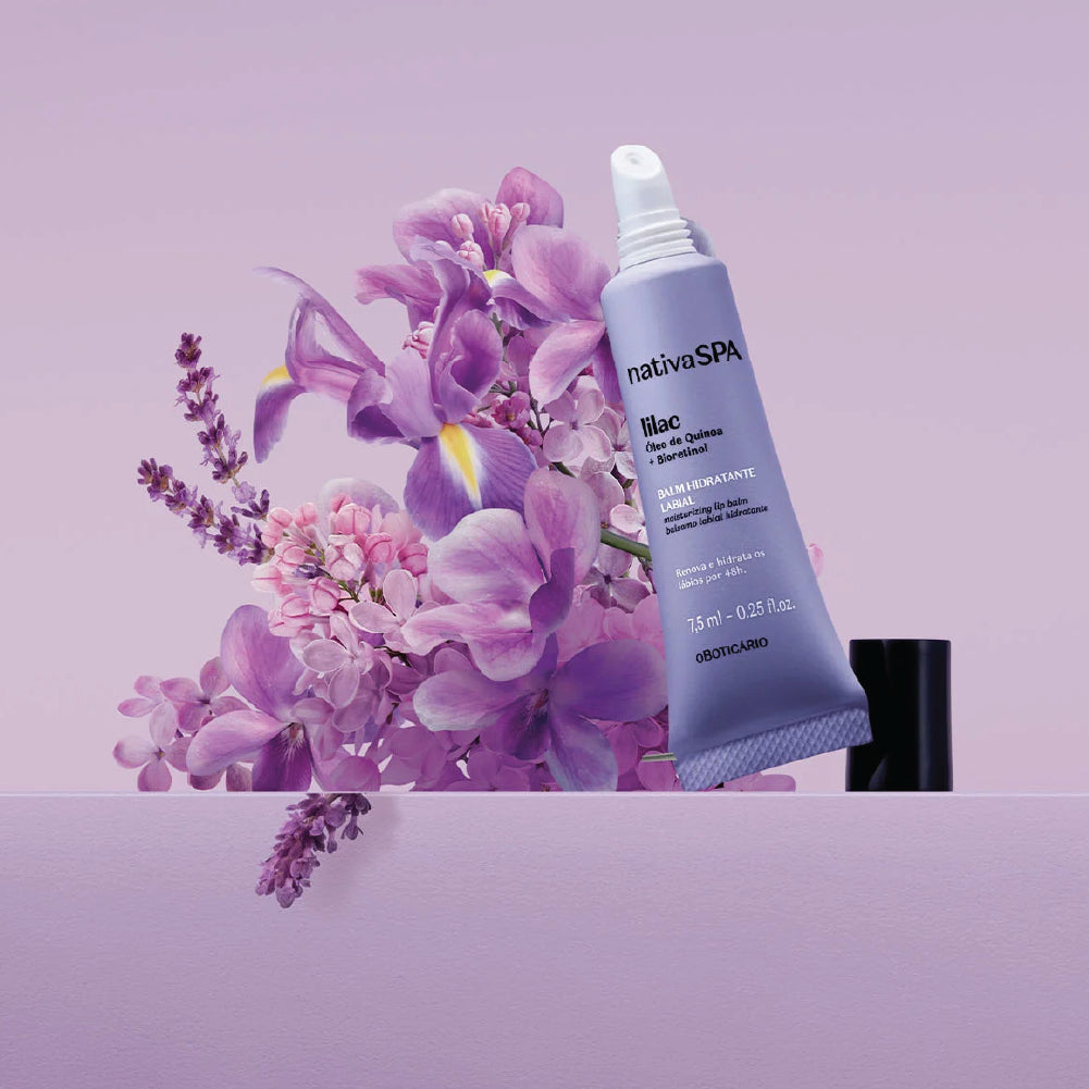 O BOTICARIO NATIVA SPA LILAC LIP BALM 7.5ML