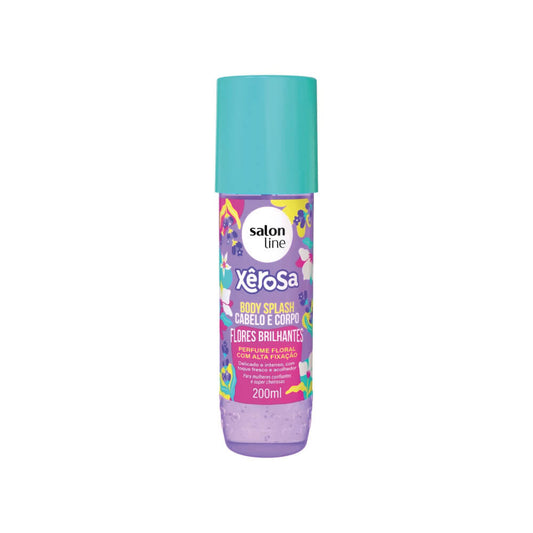 SALON LINE BRIGHT FLOWERS BODY SPLASH FOR HAIR & BODY 200ML