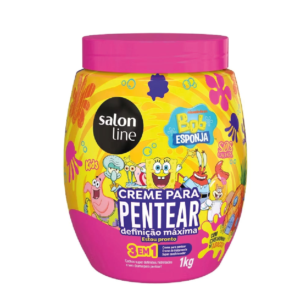 SALON LINE KIDS SPONGEBOB MAXIMUM DEFINITION LEAVE-IN CREAM 1KG