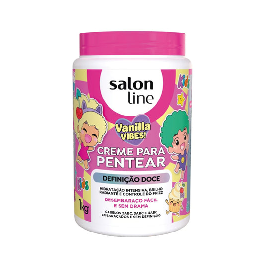 SALON LINE KIDS VANILLA VIBES DEFINING LEAVE-IN CREAM 1KG