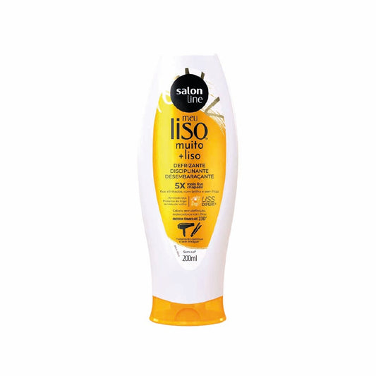 SALON LINE MY ULTRA STRAIGHT HEAT PROTECTANT & SMOOTHING CREAM 200ML