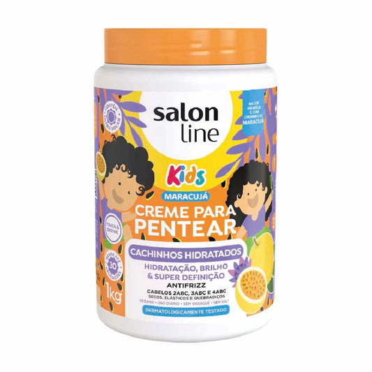 SALON LINE PASSION FRUIT KIDS HYDRATED CURLS LEAVE-IN CREAM 1KG