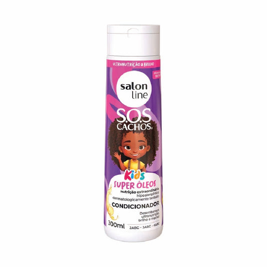 SALON LINE S.O.S CACHOS KIDS SUPER OILS CONDITIONER 300ML