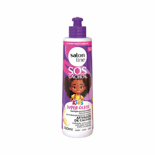 SALON LINE S.O.S CACHOS KIDS SUPER OILS CURL ACTIVATOR 300ML