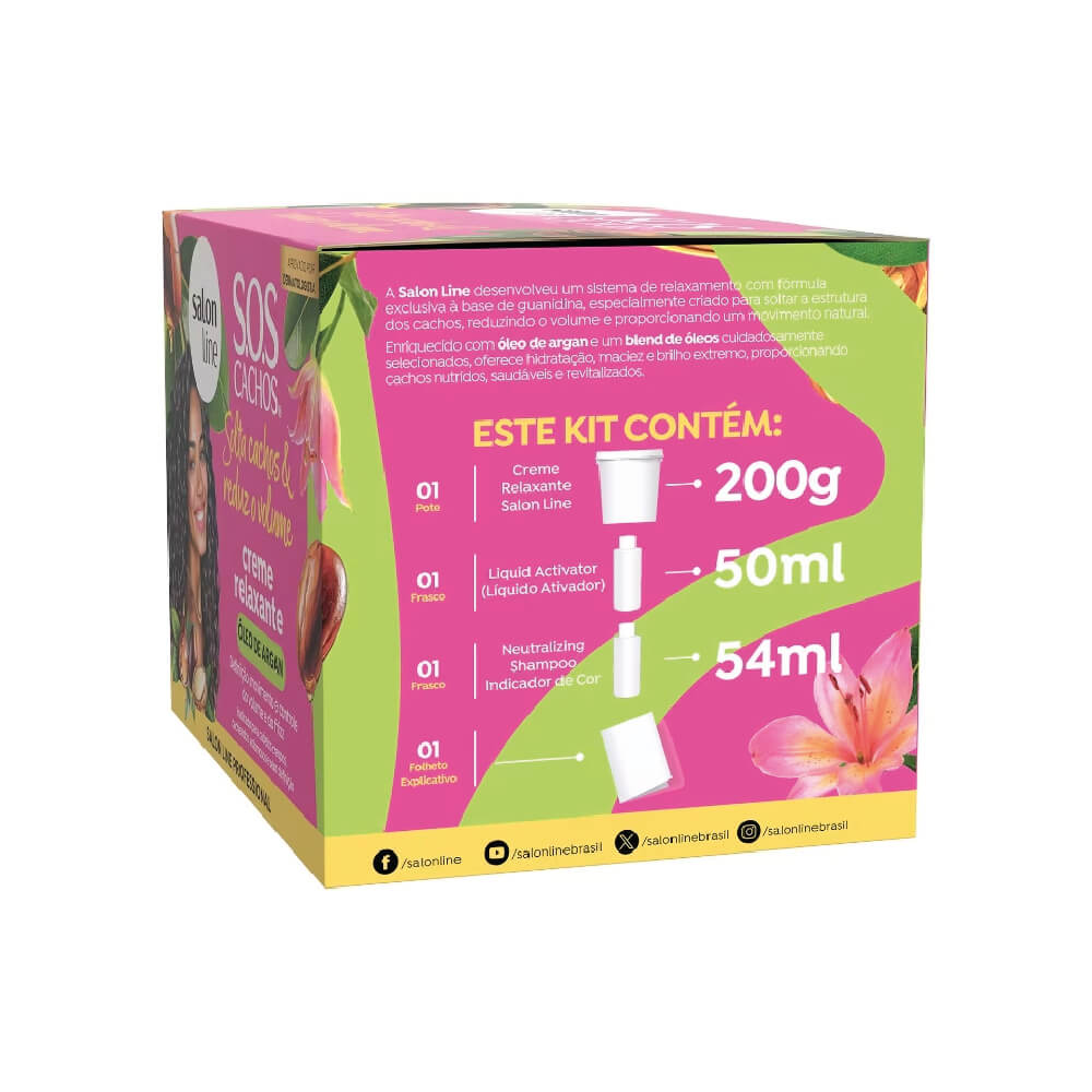 SALON LINE S.O.S CURLS CURL RELAXING CREAM 200G