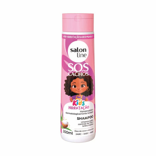 SALON LINE SOS CURLS KIDS HYDRATION SHAMPOO 300ML
