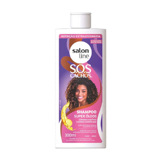 SALON LINE SOS CURLS SUPER OILS SHAMPOO 300ML