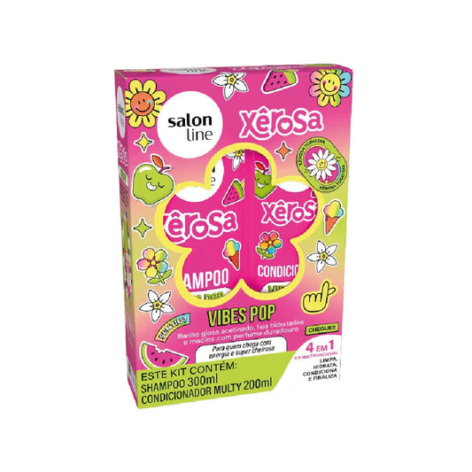 SALON LINE VIBES POP SHAMPOO & CONDITIONER KIT
