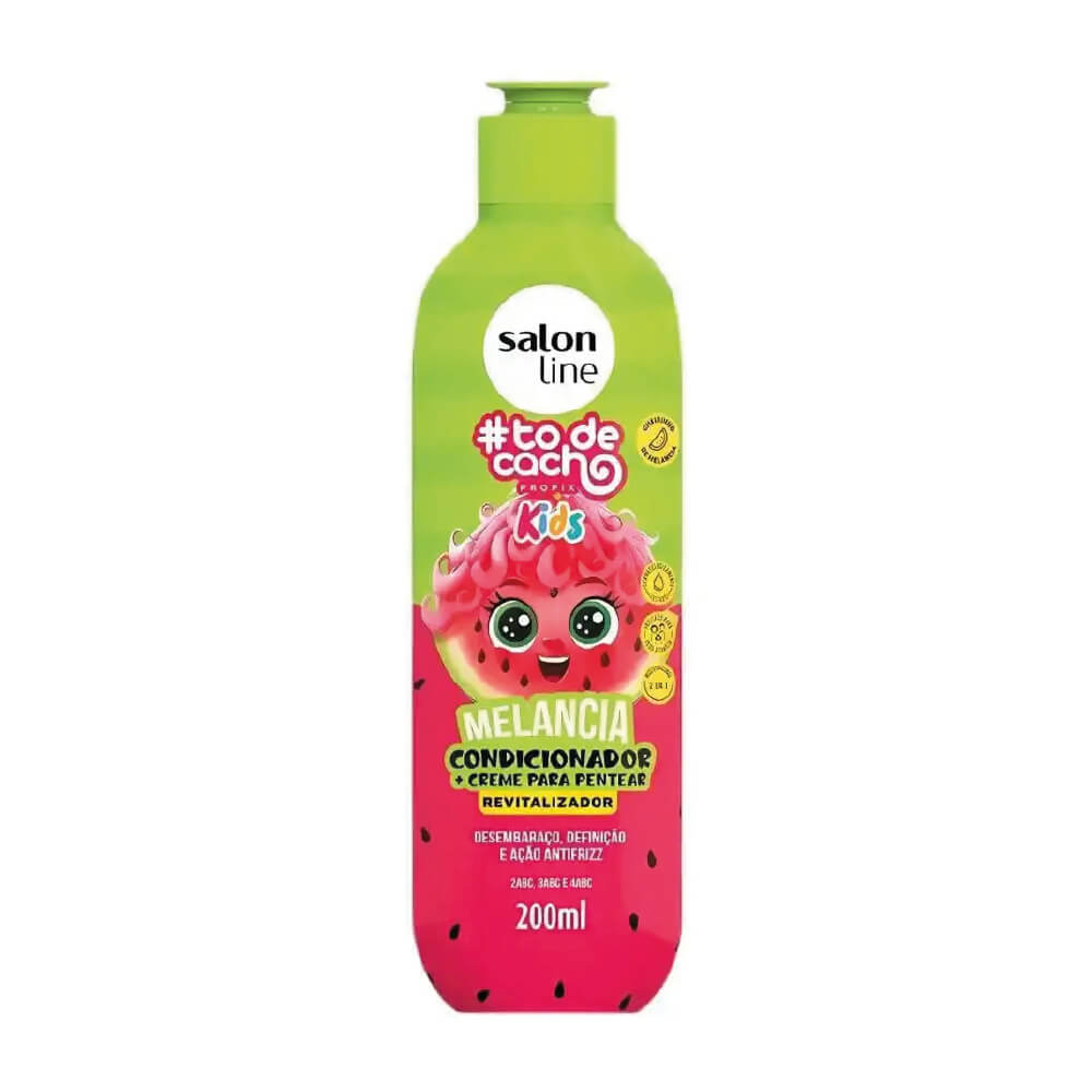 SALON LINE #TODECACHO KIDS WATERMELON CONDITIONER AND LEAVE IN 200ML