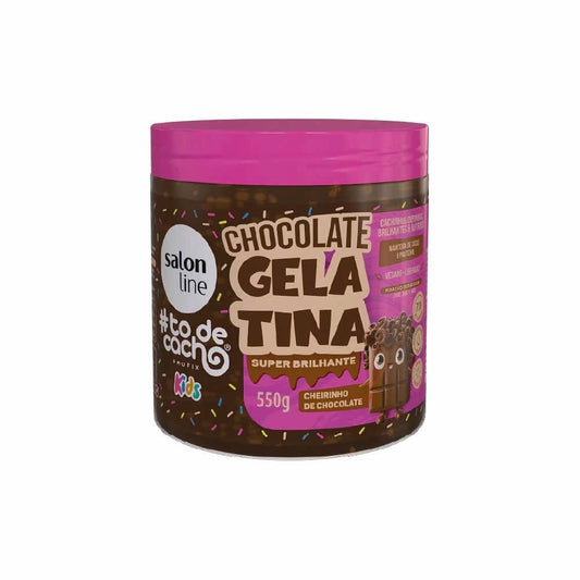 SALON LINE #TODECACHO KIDS SUPER SHINE CHOCOLATE GEL 550G