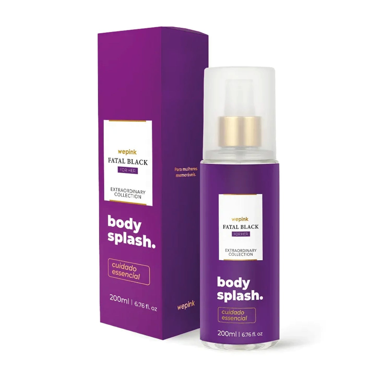 WEPINK FATAL BLACK FOR HER BODY SPLASH 200ML